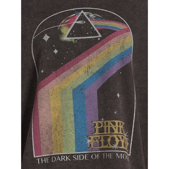 Pink Floyd Black Graphic "The Dark Side of the Moon" Sweatshirt - Picture 3 of 8